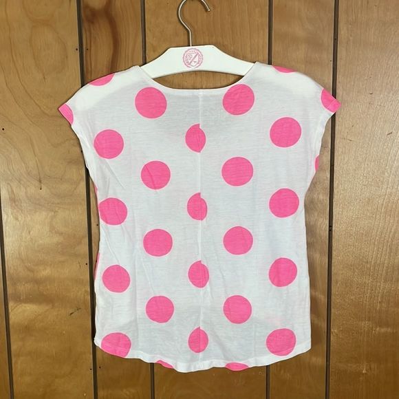 •JUSTICE• WHITE/HOT PINK HIGH/LOW T-SHIRT “GIRLS CAN CHANGE THE W❤️RLD” size 10 - Picture 4 of 5